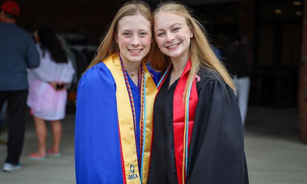 Seniors pose for a photo